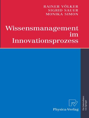 cover image of Wissensmanagement im Innovationsprozess